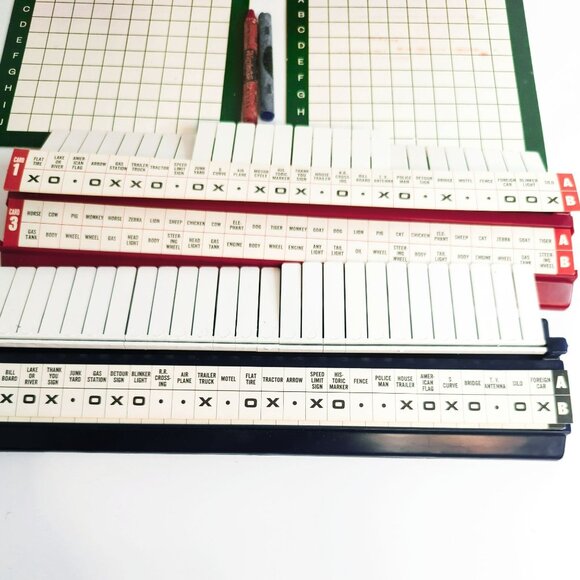 Vintage Parker Brothers Flip For Fun Game 1966 Complete In Box Original Crayons - Picture 4 of 7